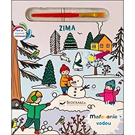 Maľovanie vodou Zima - 