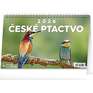 NOTIQUE Czech Birds 2026 - Desk Calendar