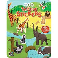 Hra se silikonovými samolepkami Zoo - 