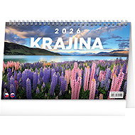 NOTIQUE Landscape 2026 - Desk Calendar