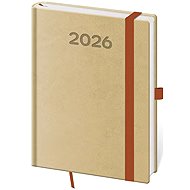HELMA Weekly diary 2026 B6 Print Pop cappuccino - Planner