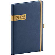 NOTIQUE Weekly diary Twill 2026 blue-gold - Planner