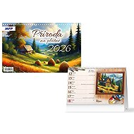 MFP Nature on canvas calendar 2026 - Desk Calendar
