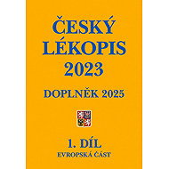 Český lékopis 2023 Doplněk 2025 - zdravotnictví ČR Ministerstvo