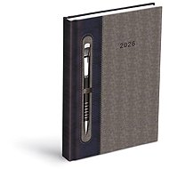 MFP Diary 2026 D801 PU dark blue/gray - Planner