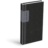MFP Diary 2026 D802 PU gray/dark gray 90 × 170 mm - Planner
