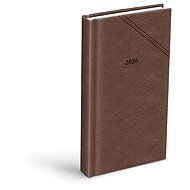 MFP Diary 2026 D802 PU dark brown 90 × 170 mm - Planner
