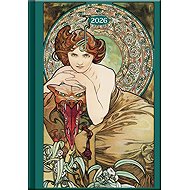 BB ART Daily diary 2026 A5 Art Mucha - Planner