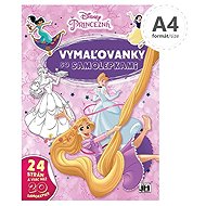 Vymaľovanky so samolepkami Princezné - 