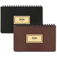 BOBO Weekly retro landscape diary, black - Planner