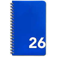 BOBO Diary 14 days portrait, blue - Planner