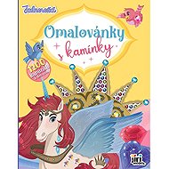 colouring page with rhinestones Unicorns - Colouring Book