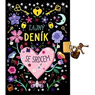 ALICANTO Secret diary with heart - Planner