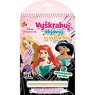 Vyškrabuj, objavuj, vyfarbuj Princezné - 