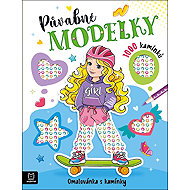 Glamour models: colouring book with rhinestones - Colouring Book