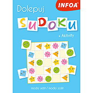 Dolepuj sudoku + Aktivity: modrý sešit/modrý zožit - 
