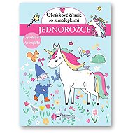 Jednorožce Obrázkové čítanie so samolepkami - 