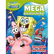 SpongeBob Mega colouring Page: SpongeBob does mischief - Colouring Book