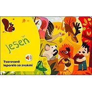 Tvarované leporelo so zvukmi Jeseň - 