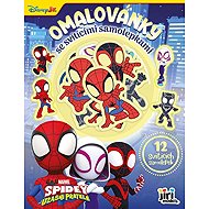 Omalovánky se svítícími samolepkami Spidey - 
