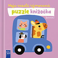 Moja veselá rýmovaná puzzle knižočka Brrrm! - 