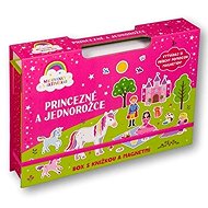 Princezné a jednorožce: Box s knižkou a magnetmi - 