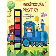 Razítkování prstíky Vlak - 