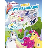 Veselé vyfarbovanie so super samolepkami Jednorožce - 