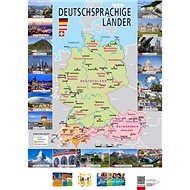 Deutschprachige Länder Mapa - 
