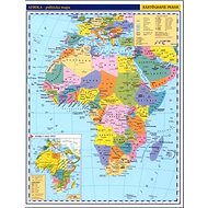 Afrika příruční politická mapa - 
