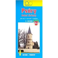 Psáry, Dolní Jirčany: plán obce 1:10.000 - 