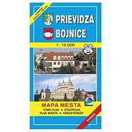 Prievidza Bojnice Mapa mesta Town plan Stadtplan Plan miasta Várostérkép - 