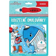 Magic colouring pages CONCORDE, Ocean - Water Painting