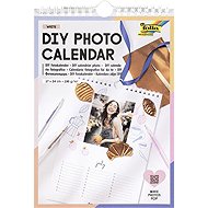 FOLIA Fotokalendář DIY 17 × 24 cm, 190 g, 13 listů, bílý - Wall Calendar