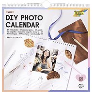 FOLIA Fotokalendář DIY 23 × 23 cm, 190 g, 13 listů, bílý - Wall Calendar
