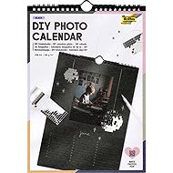FOLIA Fotokalendář DIY A4, 190 g, 13 listů, černý - Wall Calendar