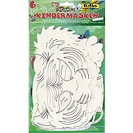 FOLIA ZOO zvířata sada masek, 6 motivů - Carnival Mask