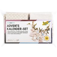 FOLIA sada na výrobu adventního kalendáře Basic, 24 ks - Creative Kit
