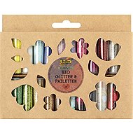 FOLIA sada třpytek a flitrů RAINBOW, 20 tub - Creative Kit