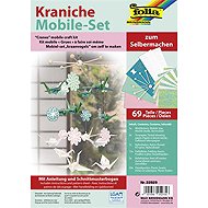 FOLIA sada pro výrobu závěsného kolotoče Origami, 69 dílů - Creative Kit