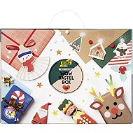 FOLIA Wow Bastel Box sada pro výrobu vánočních dekorací Wow Christmas, 133 dílů - Creative Kit