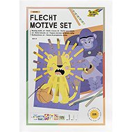 FOLIA Safari paper weaving kit, 225pcs - Creative Kit