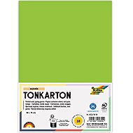 FOLIA karton 50 × 70 cm, 220 g, 10 listů, jarní zelená - Colour Paper