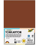 FOLIA karton 50 × 70 cm, 220 g, 10 listů, čokoládově hnědá - Colour Paper