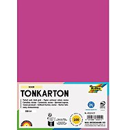 FOLIA karton A4, 220 g, 100 listů, tmavě růžová - Colour Paper