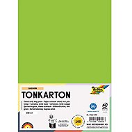 FOLIA karton A4, 220 g, 100 listů, jarní zelená - Colour Paper
