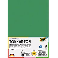 FOLIA Karton A4, 220 g, 100 Blatt, Moosgrün - Buntpapier
