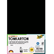 FOLIA karton A4, 220 g, 100 listů, černá - Colour Paper