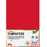 FOLIA Hellrot, A3, 130 g, 50 Blatt - Buntpapier