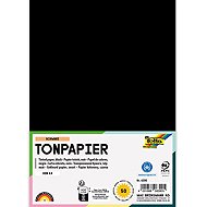 FOLIA Schwarz, A3, 130 g, 50 Blatt - Buntpapier